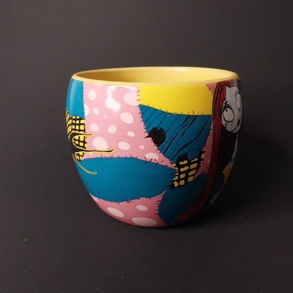 Disney The Nightmare Before Christmas Jack and Sally Patchwork Mug - Picture 2 of 8